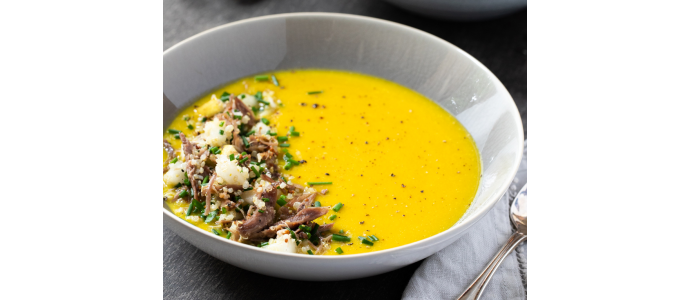 Velouté de Courge butternut pour une bonne mine en automne